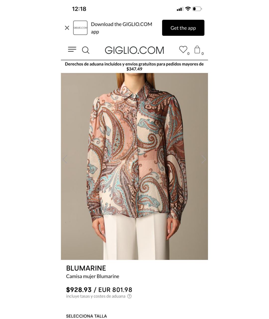 BLUMARINE Мульти полиэстеровая блузы, фото 8