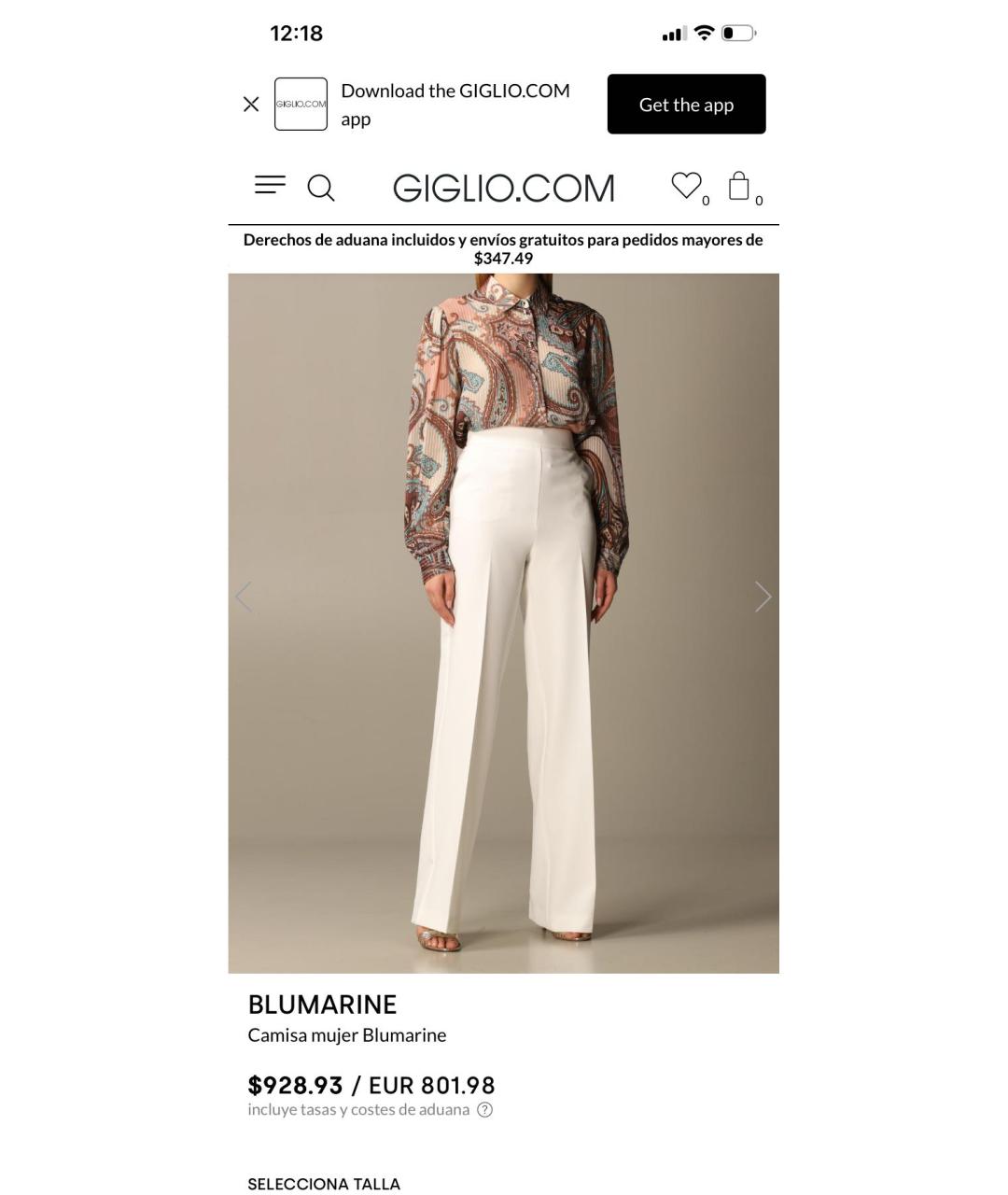 BLUMARINE Мульти полиэстеровая блузы, фото 7