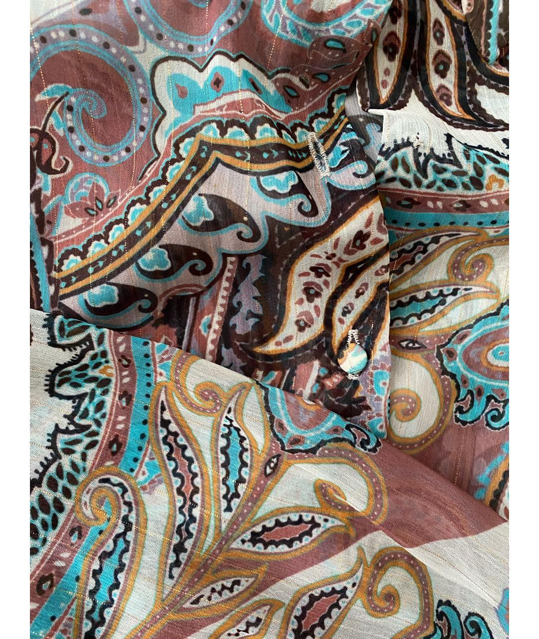 BLUMARINE Мульти полиэстеровая блузы, фото 4