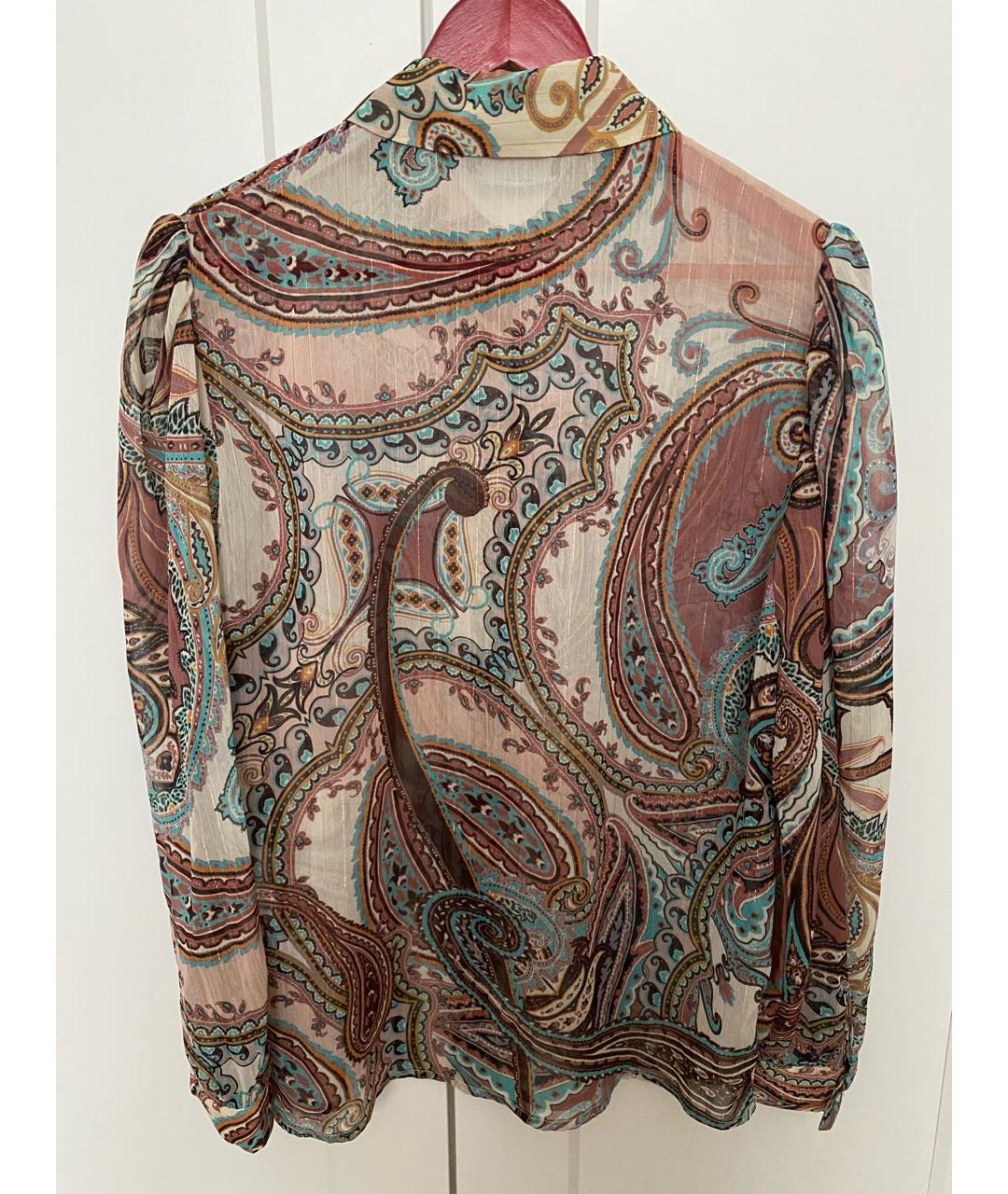 BLUMARINE Мульти полиэстеровая блузы, фото 2