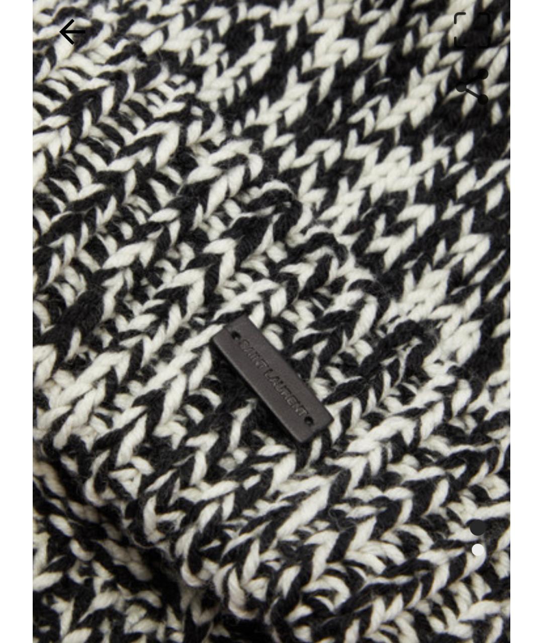 SAINT LAURENT Мульти шерстяная шапка, фото 2