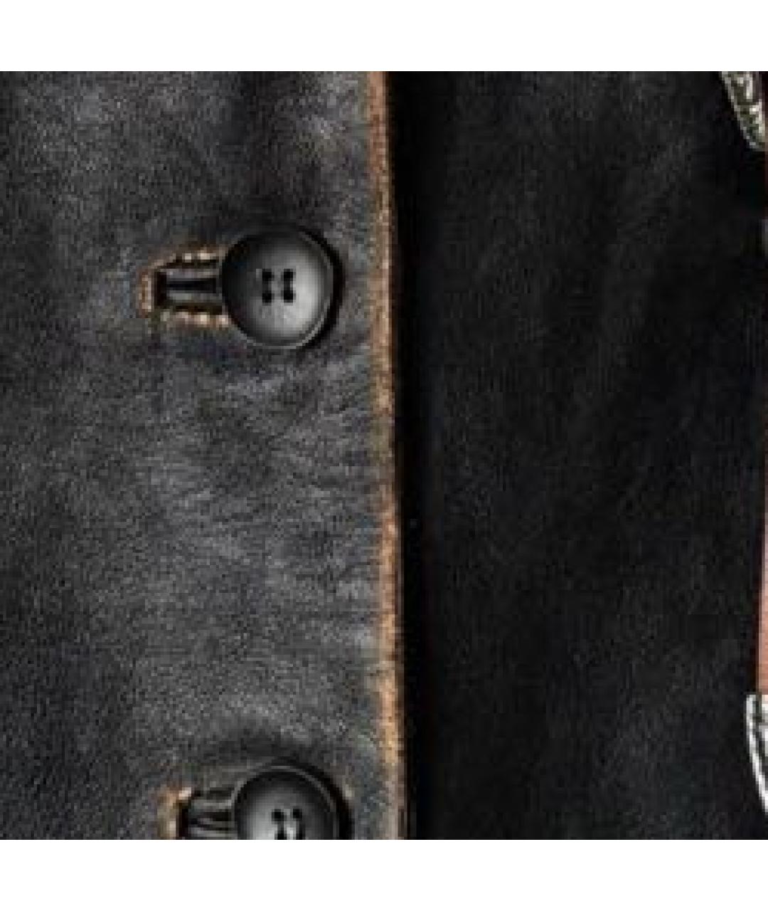 ACNE STUDIOS Черная кожаная юбка мини, фото 4