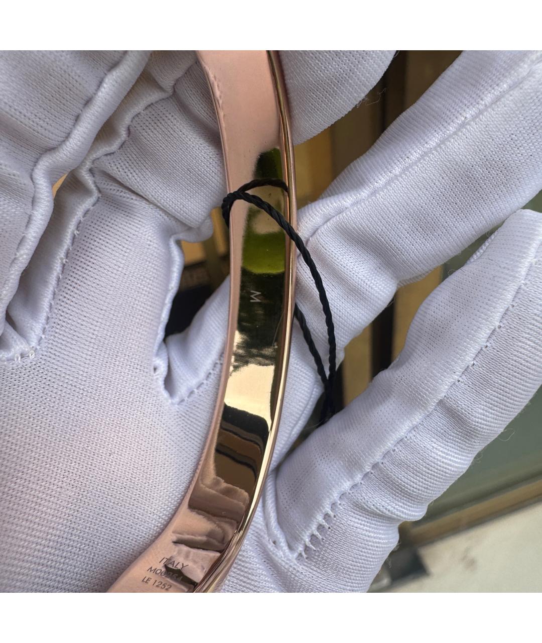 LOUIS VUITTON Золотой латунный браслет, фото 5