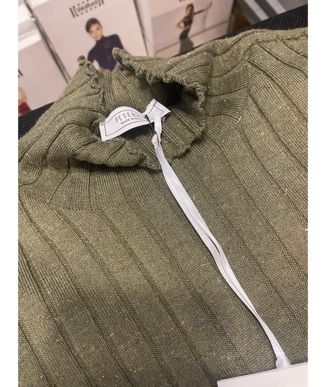 PESERICO Хаки водолазка, фото 4