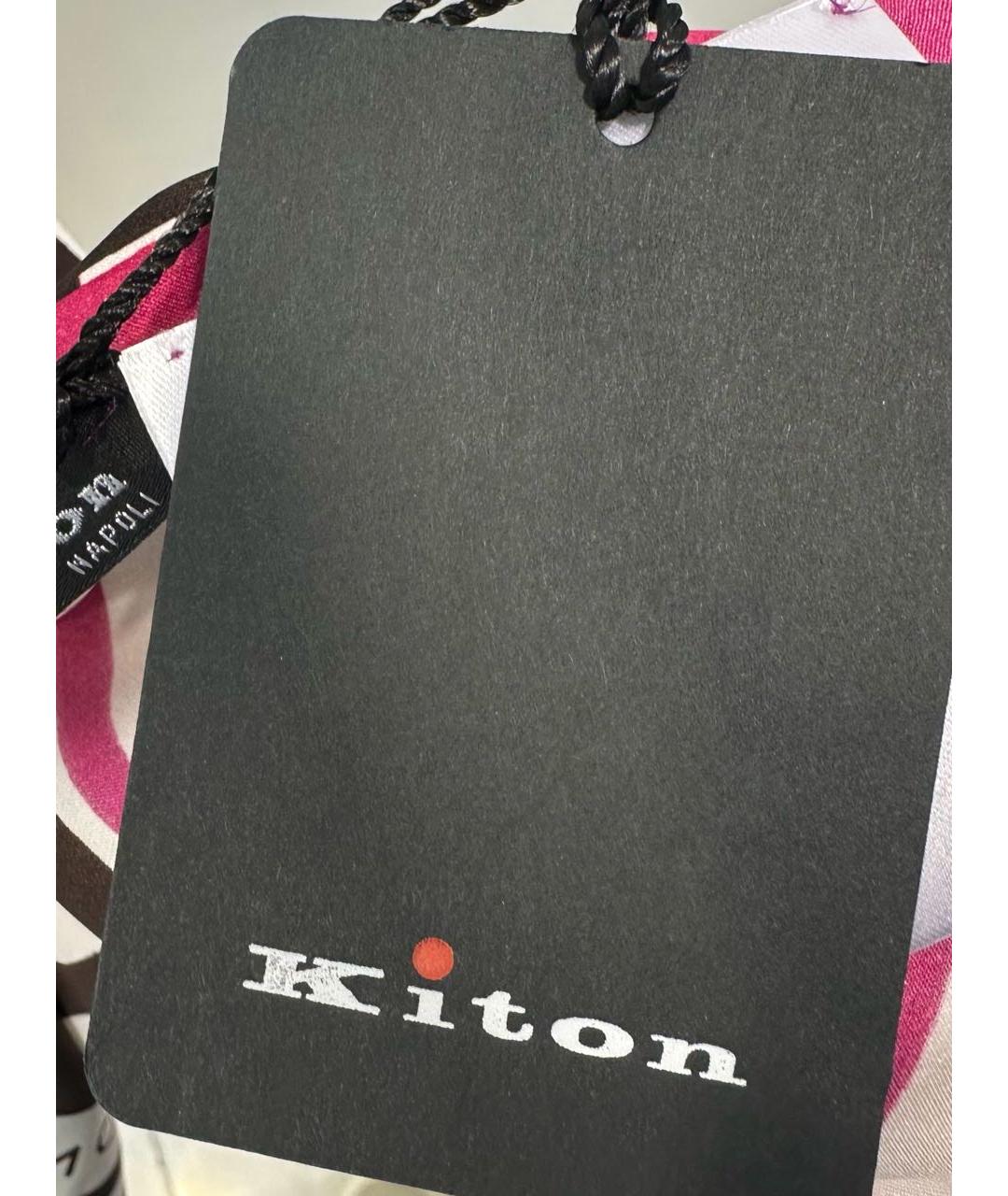 KITON Мульти шелковая блузы, фото 5