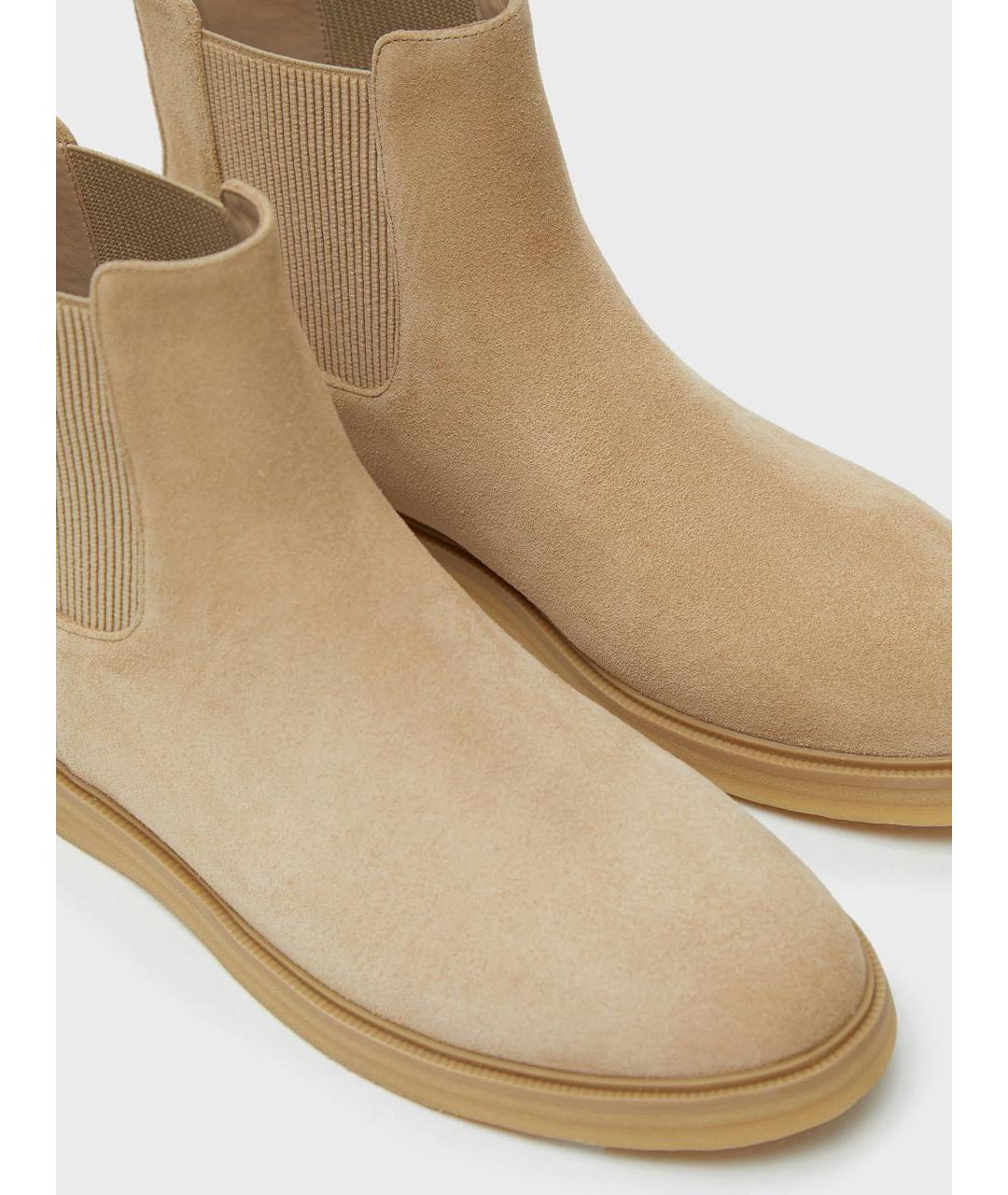 12 STOREEZ Бежевые замшевые ботинки, фото 3