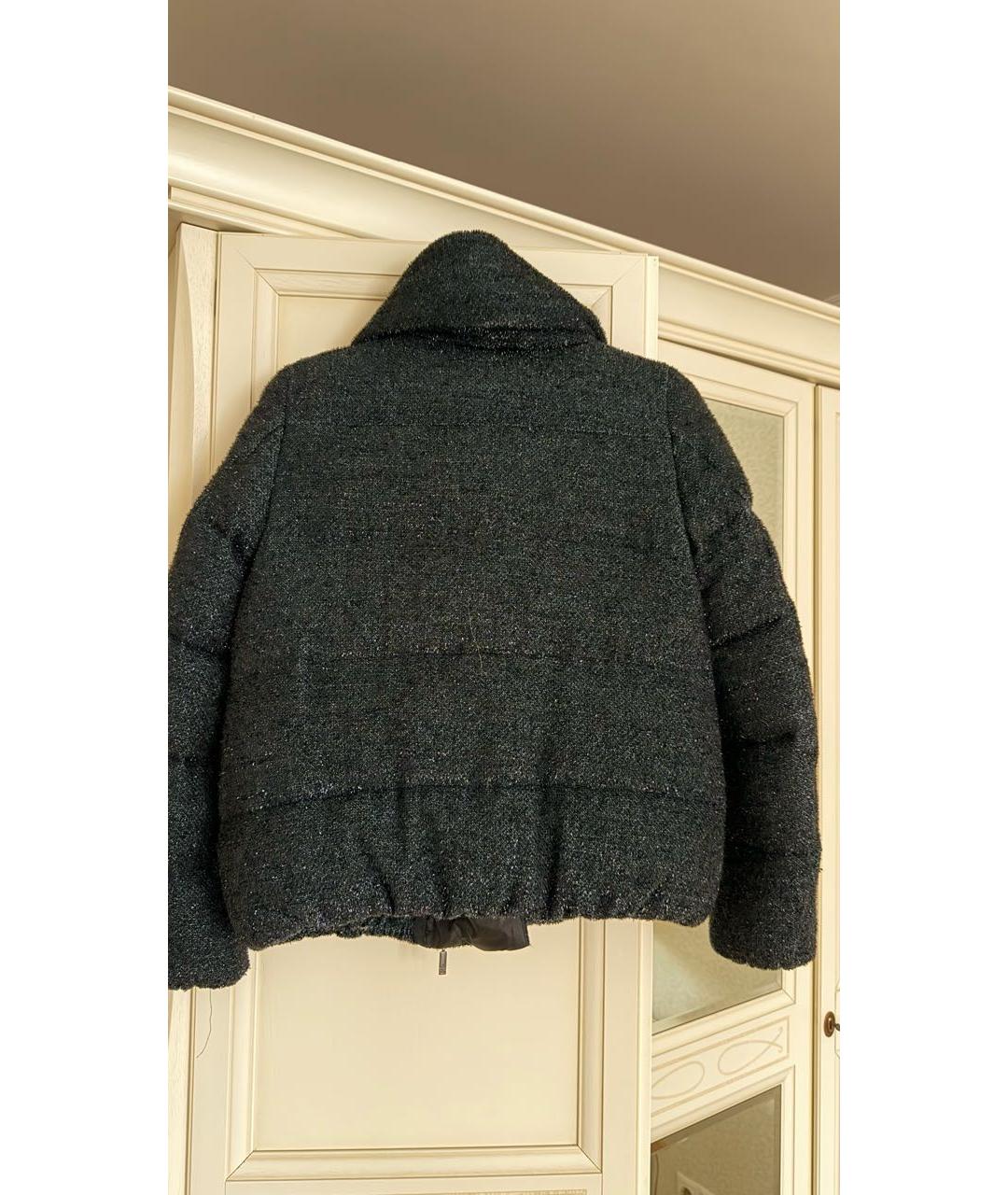 MONCLER Зеленый шерстяной пуховик, фото 2