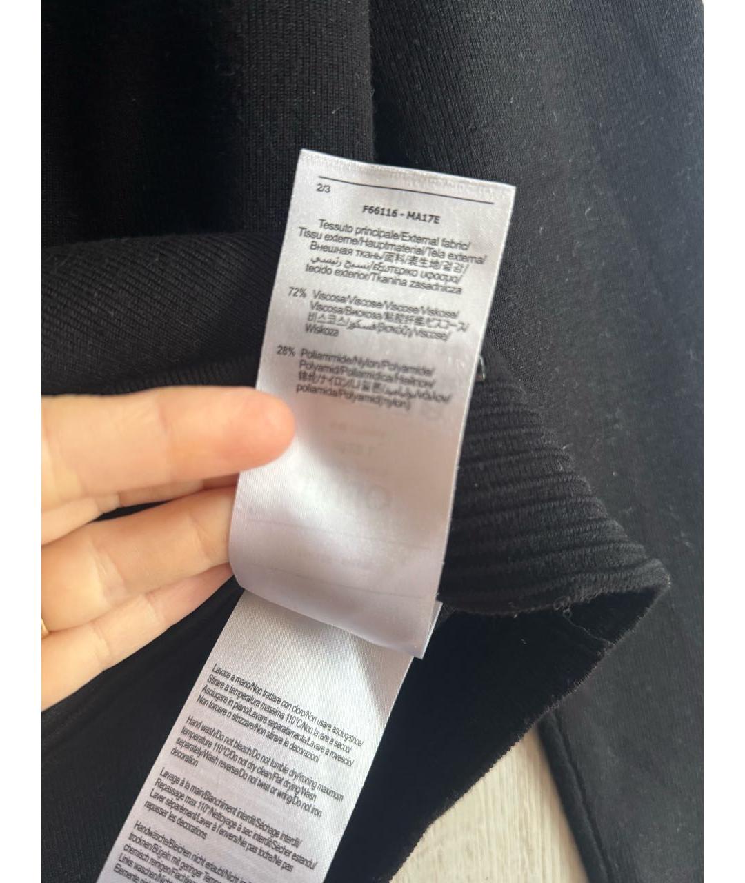 LIU JO Черный вискозный джемпер / свитер, фото 5