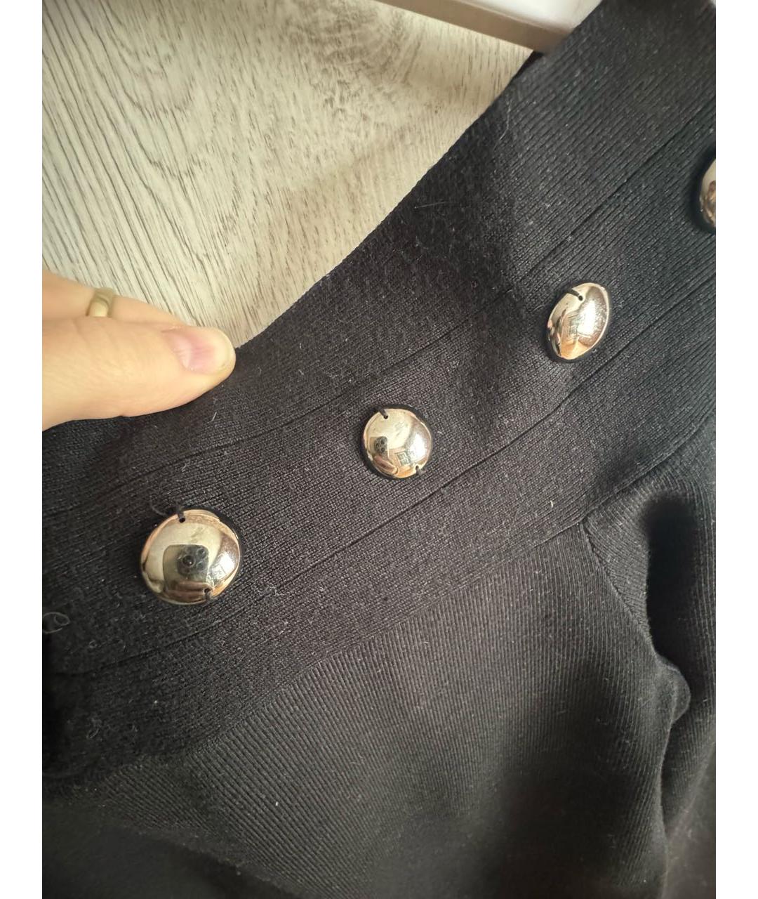 LIU JO Черный вискозный джемпер / свитер, фото 7