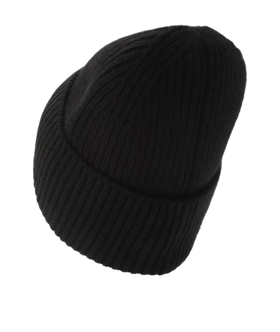 LOUIS VUITTON Черная шерстяная шапка, фото 2