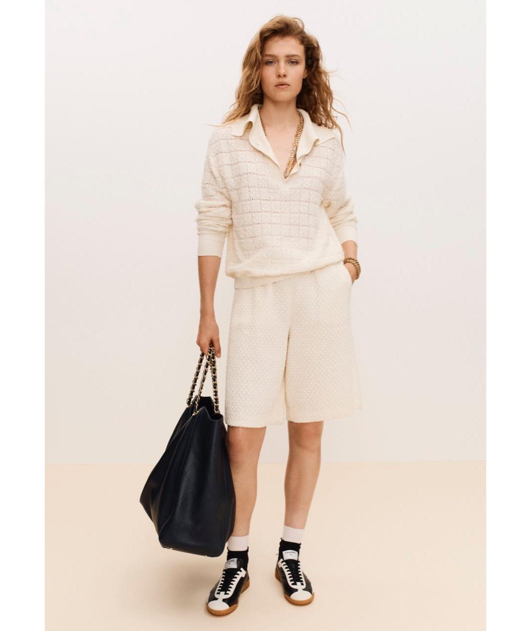 CHANEL Черные кожаные кроссовки, фото 2