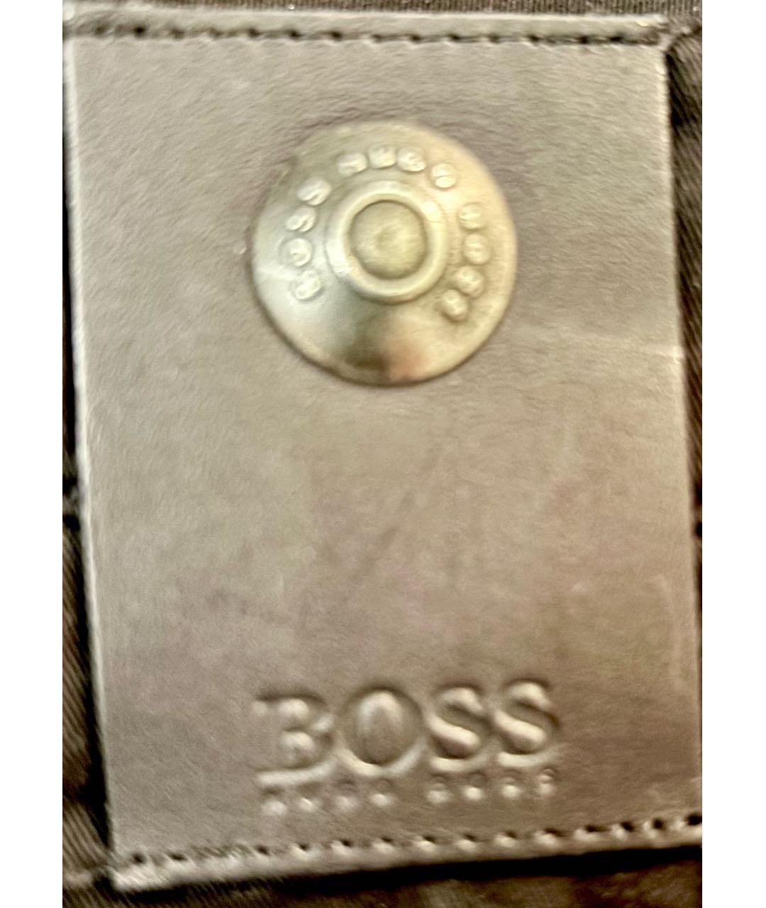 HUGO BOSS Черные хлопковые детские джинсы, фото 6