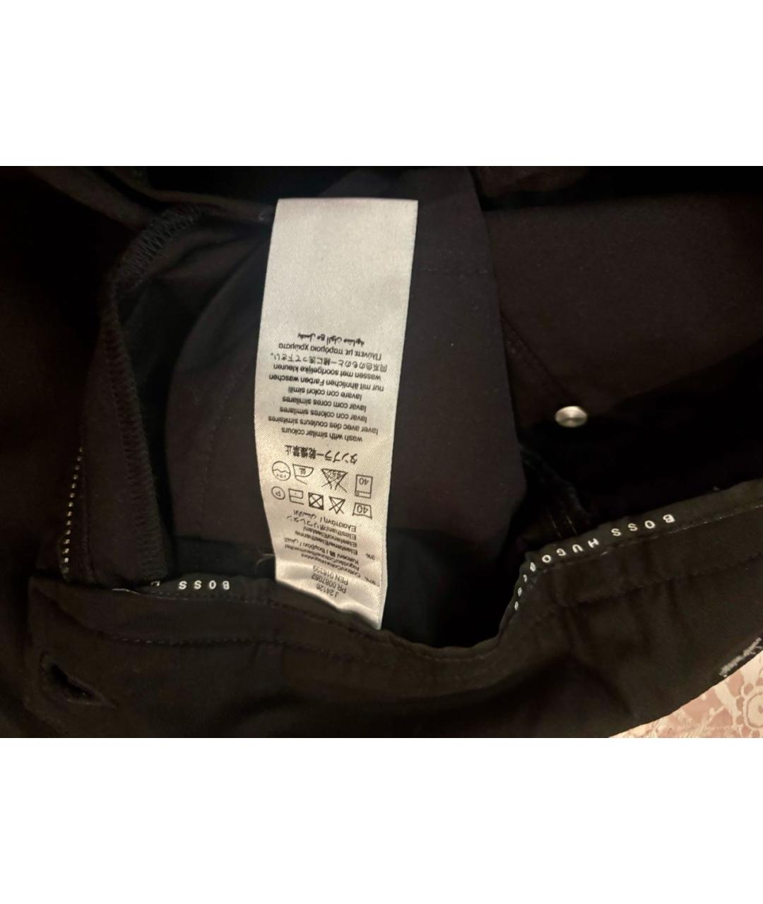 HUGO BOSS Черные хлопковые детские джинсы, фото 5