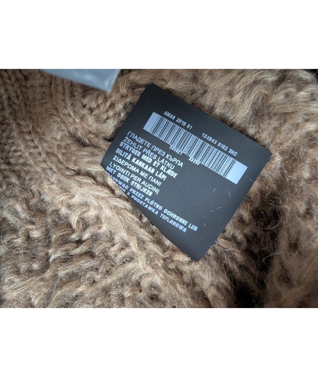 PRADA Коричневый шерстяной джемпер / свитер, фото 8