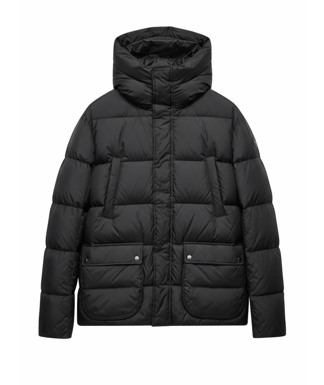 HERNO Черный полиамидовый пуховик, фото 1