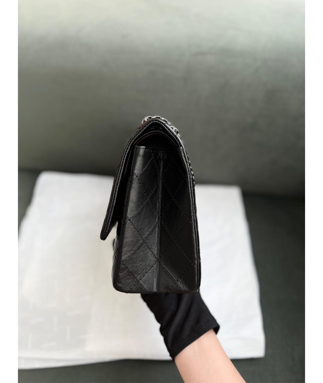 CHANEL Черная кожаная сумка через плечо, фото 3