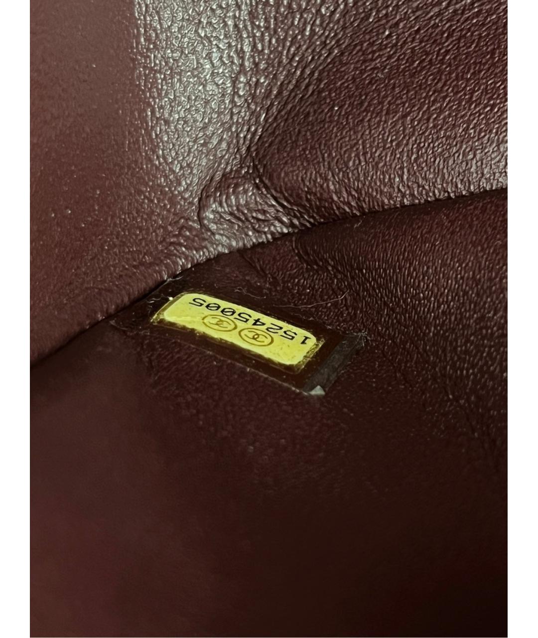 CHANEL Черная кожаная сумка через плечо, фото 8