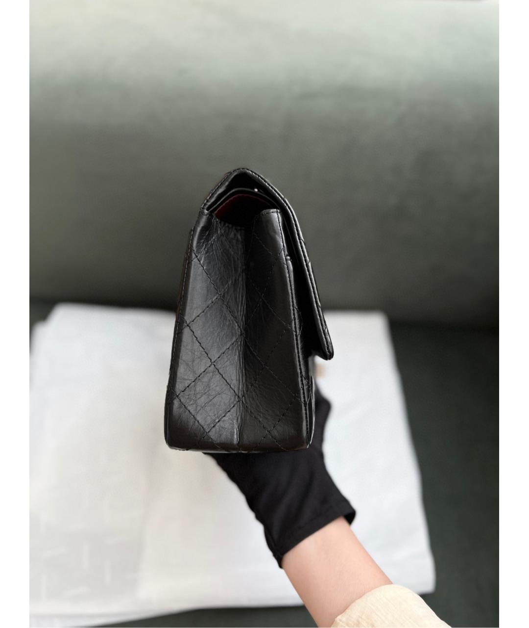 CHANEL Черная кожаная сумка через плечо, фото 4