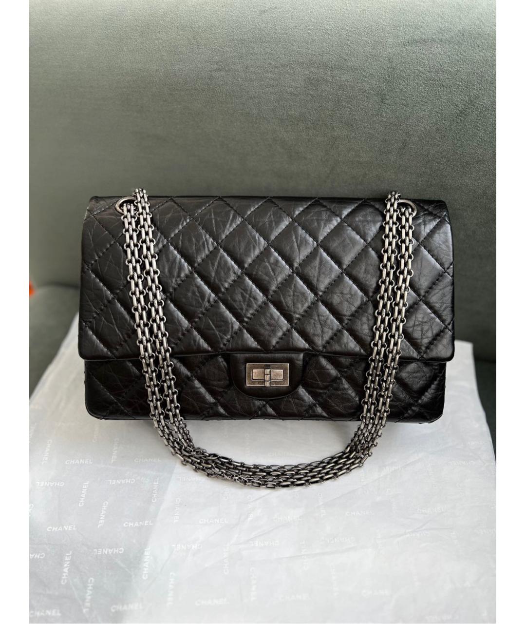 CHANEL Черная кожаная сумка через плечо, фото 9