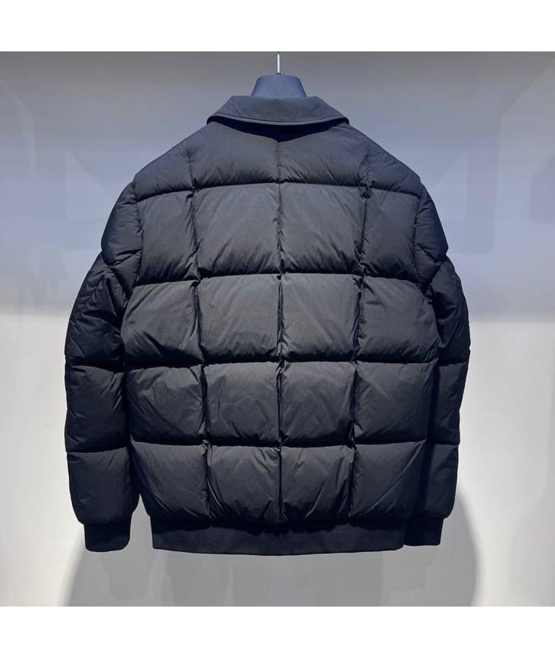 HERNO Черный полиамидовый пуховик, фото 2