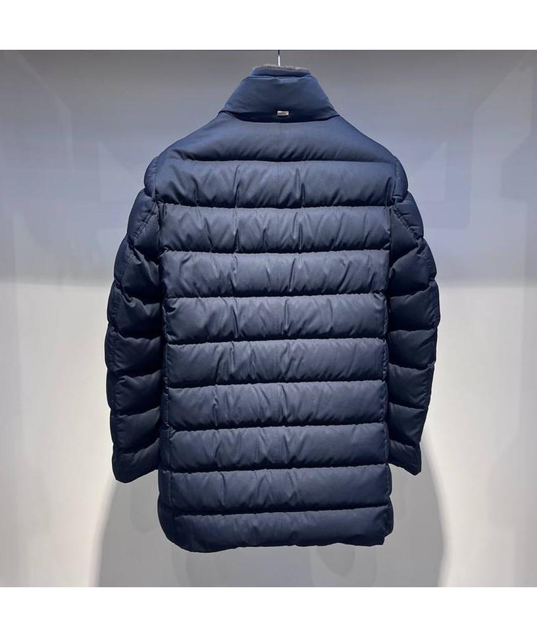 HERNO Черный полиэстеровый пуховик, фото 2