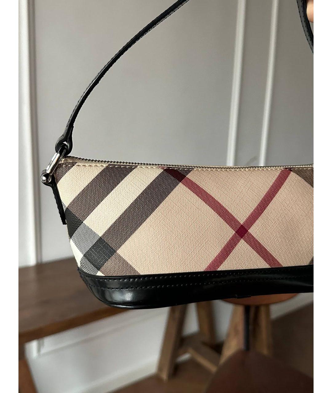 BURBERRY Бежевая сумка с короткими ручками, фото 7