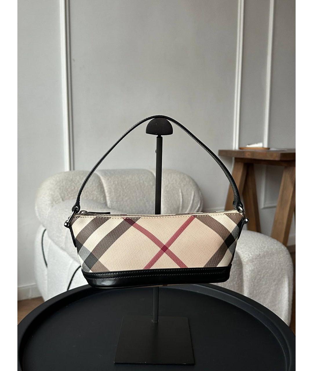 BURBERRY Бежевая сумка с короткими ручками, фото 8