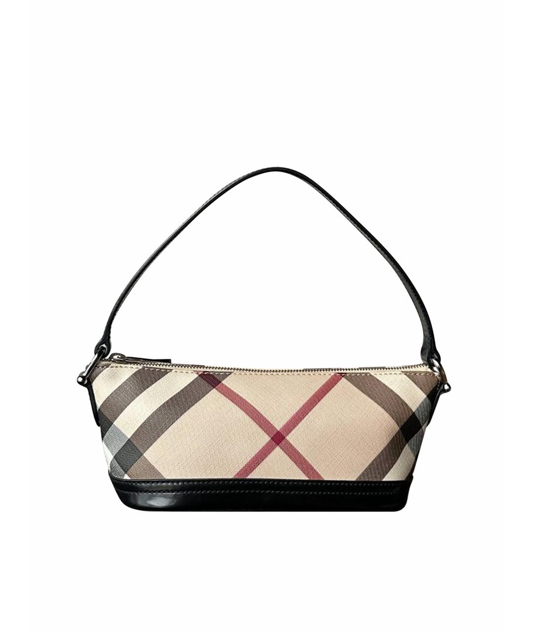 BURBERRY Бежевая сумка с короткими ручками, фото 1