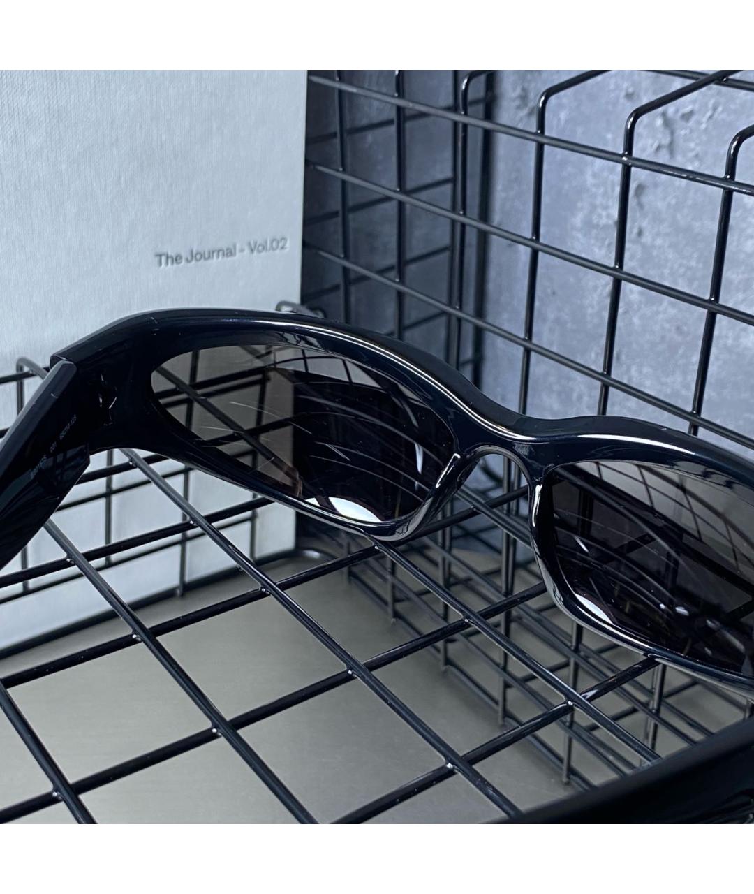 BALENCIAGA Черные пластиковые солнцезащитные очки, фото 7