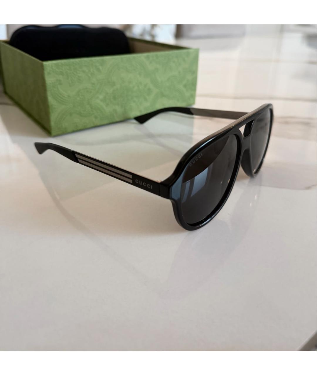 GUCCI Черные солнцезащитные очки, фото 2