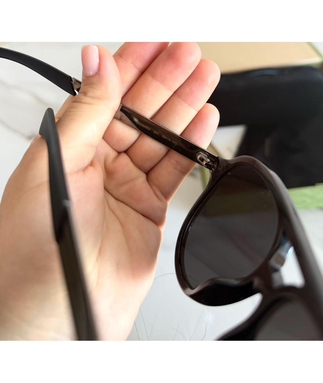 GUCCI Черные солнцезащитные очки, фото 4