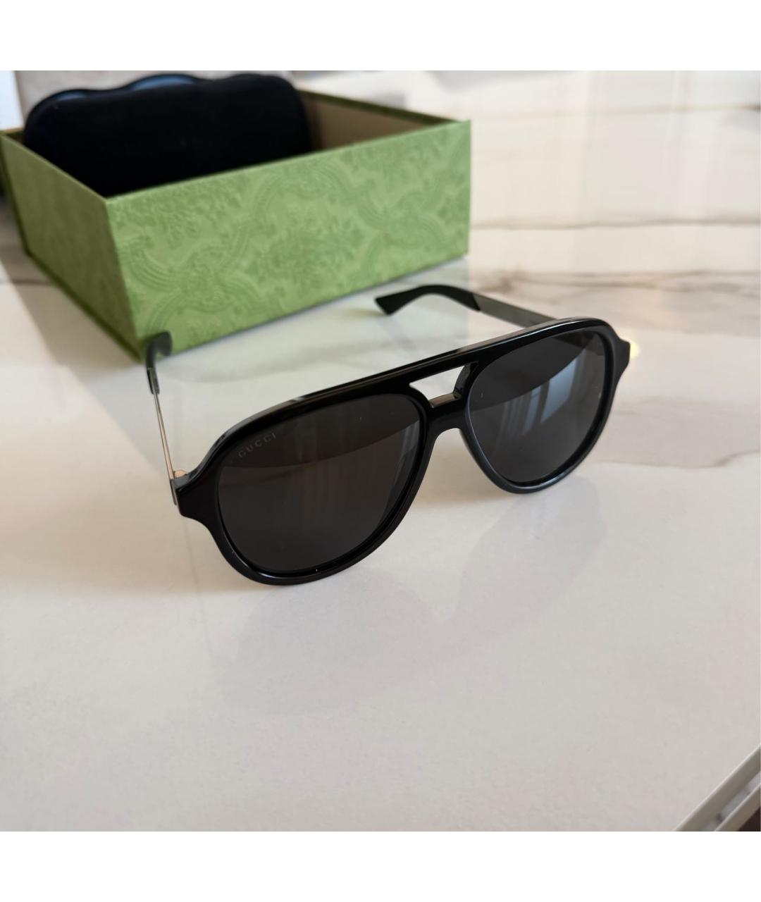 GUCCI Черные солнцезащитные очки, фото 5