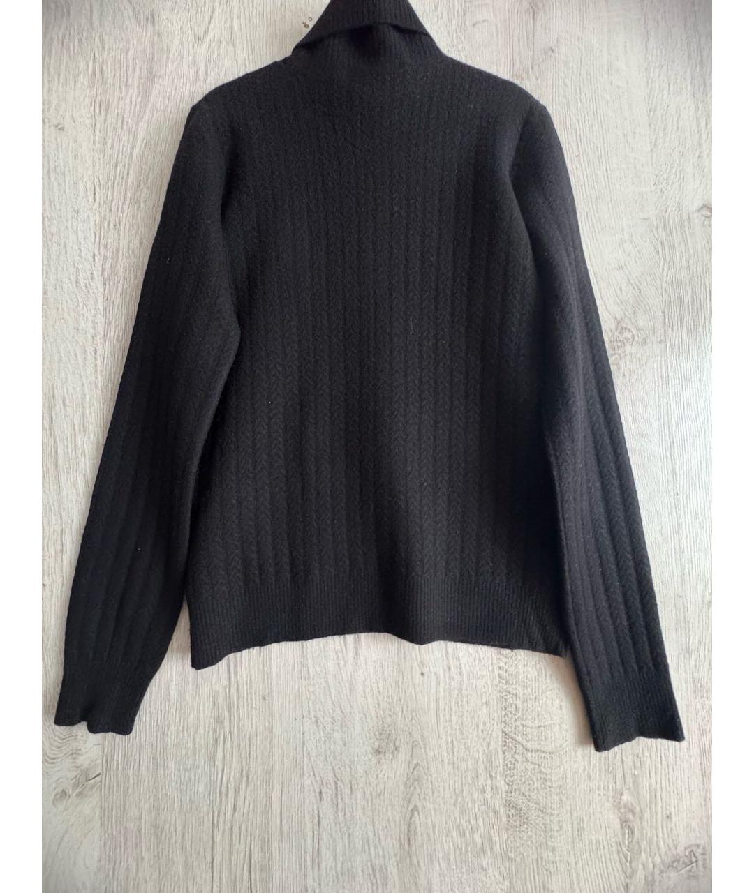 GUCCI Черный шерстяной джемпер / свитер, фото 2