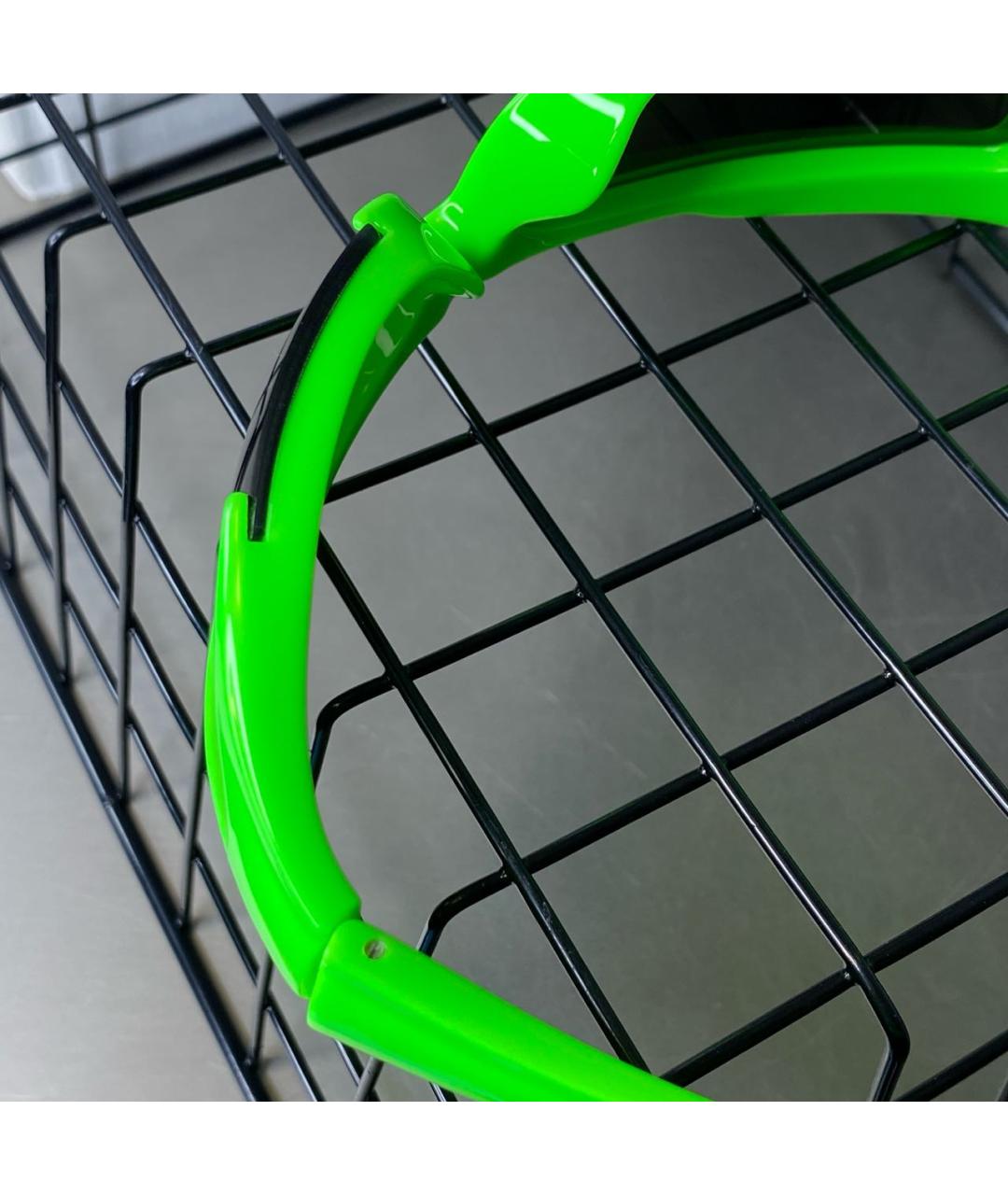 BALENCIAGA Зеленые пластиковые солнцезащитные очки, фото 7