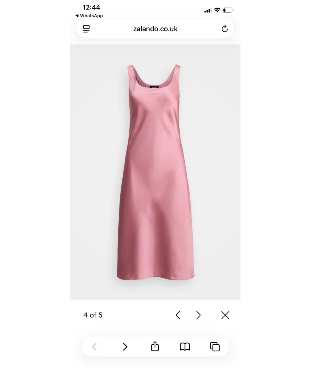 RALPH LAUREN Розовое полиэстеровое вечернее платье, фото 9