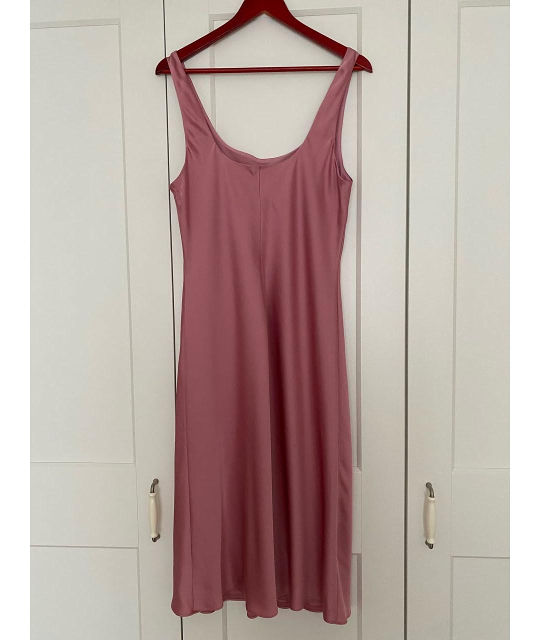 RALPH LAUREN Розовое полиэстеровое вечернее платье, фото 2