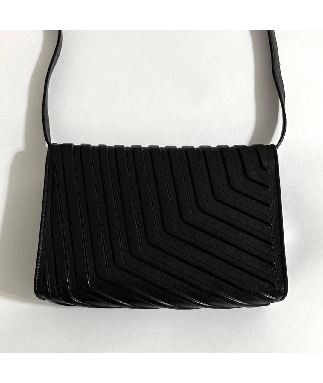 BALENCIAGA Черная кожаная сумка на плечо, фото 3