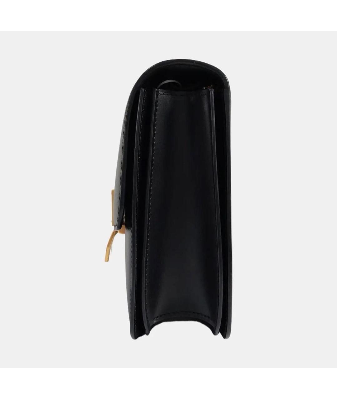 CELINE Черная кожаная сумка через плечо, фото 2