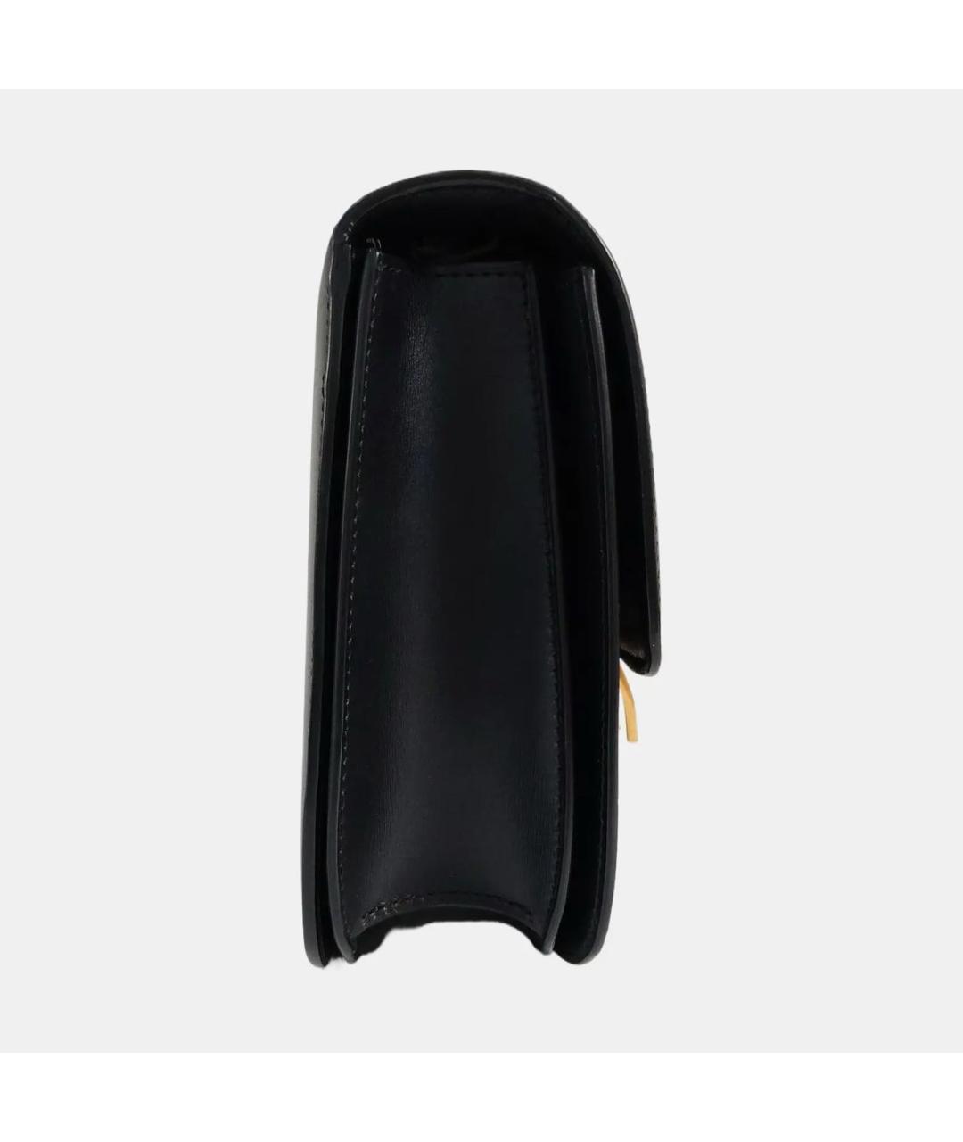 CELINE Черная кожаная сумка через плечо, фото 3