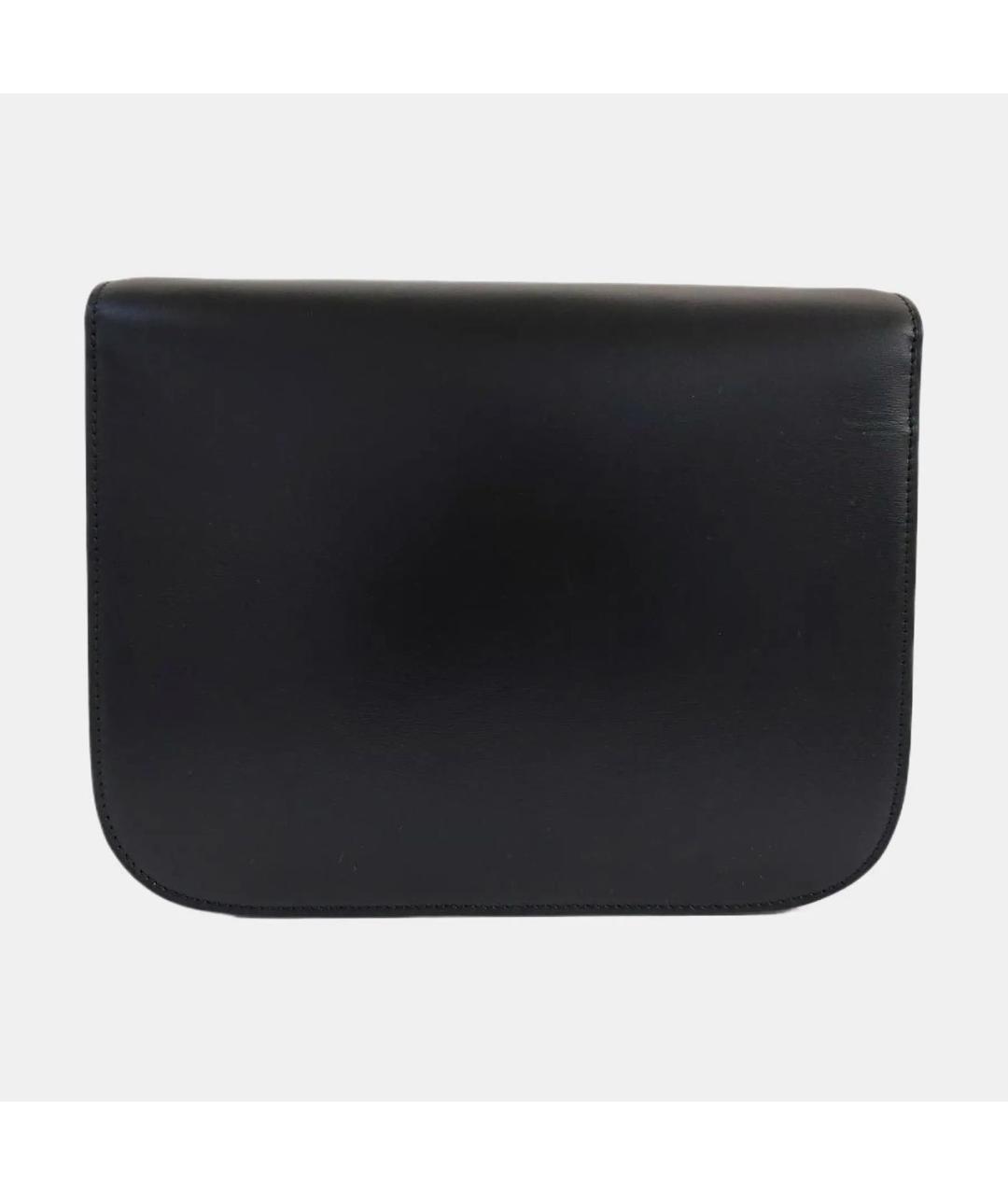 CELINE Черная кожаная сумка через плечо, фото 4