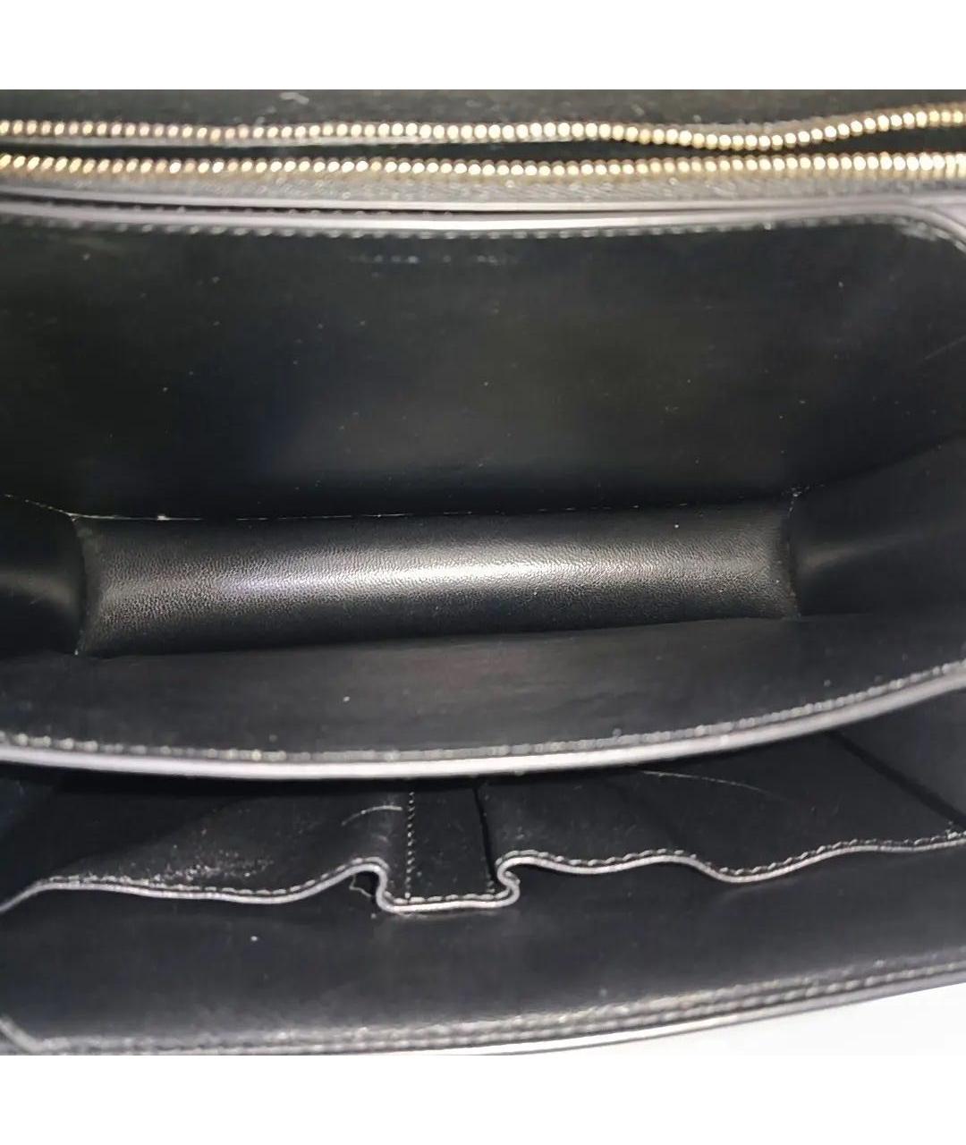 CELINE Черная кожаная сумка через плечо, фото 5