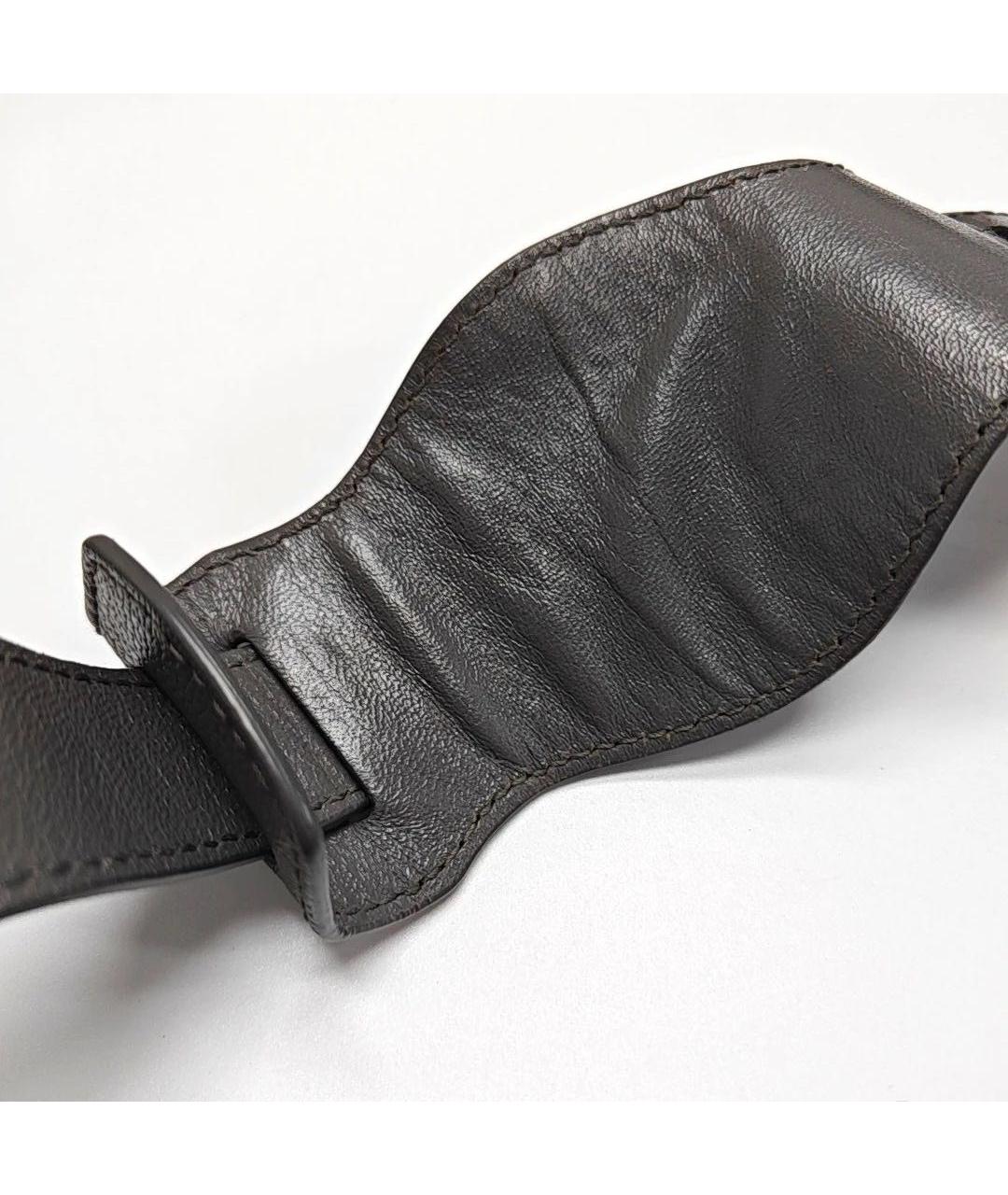 BALENCIAGA Серая кожаная сумка с короткими ручками, фото 6