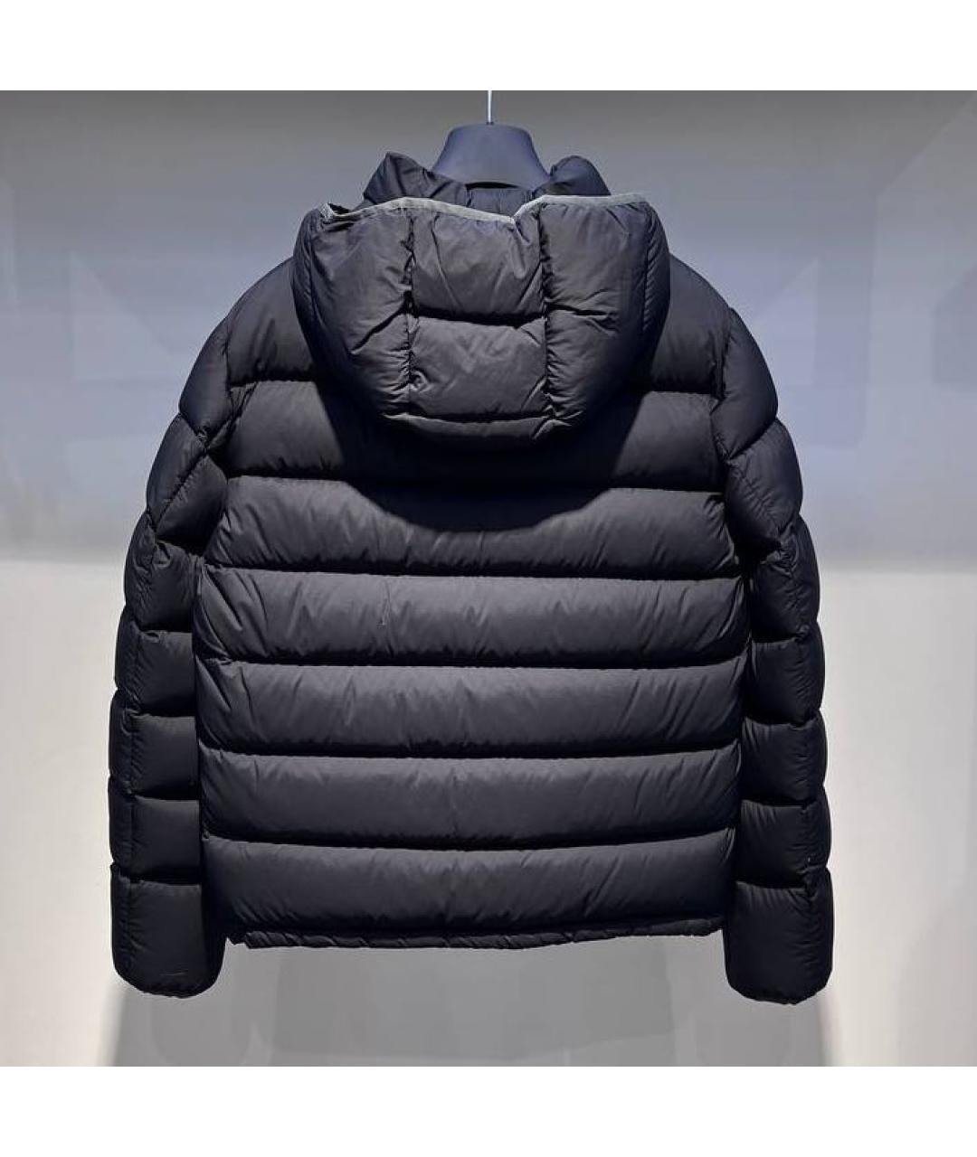 HERNO Черный полиамидовый пуховик, фото 2