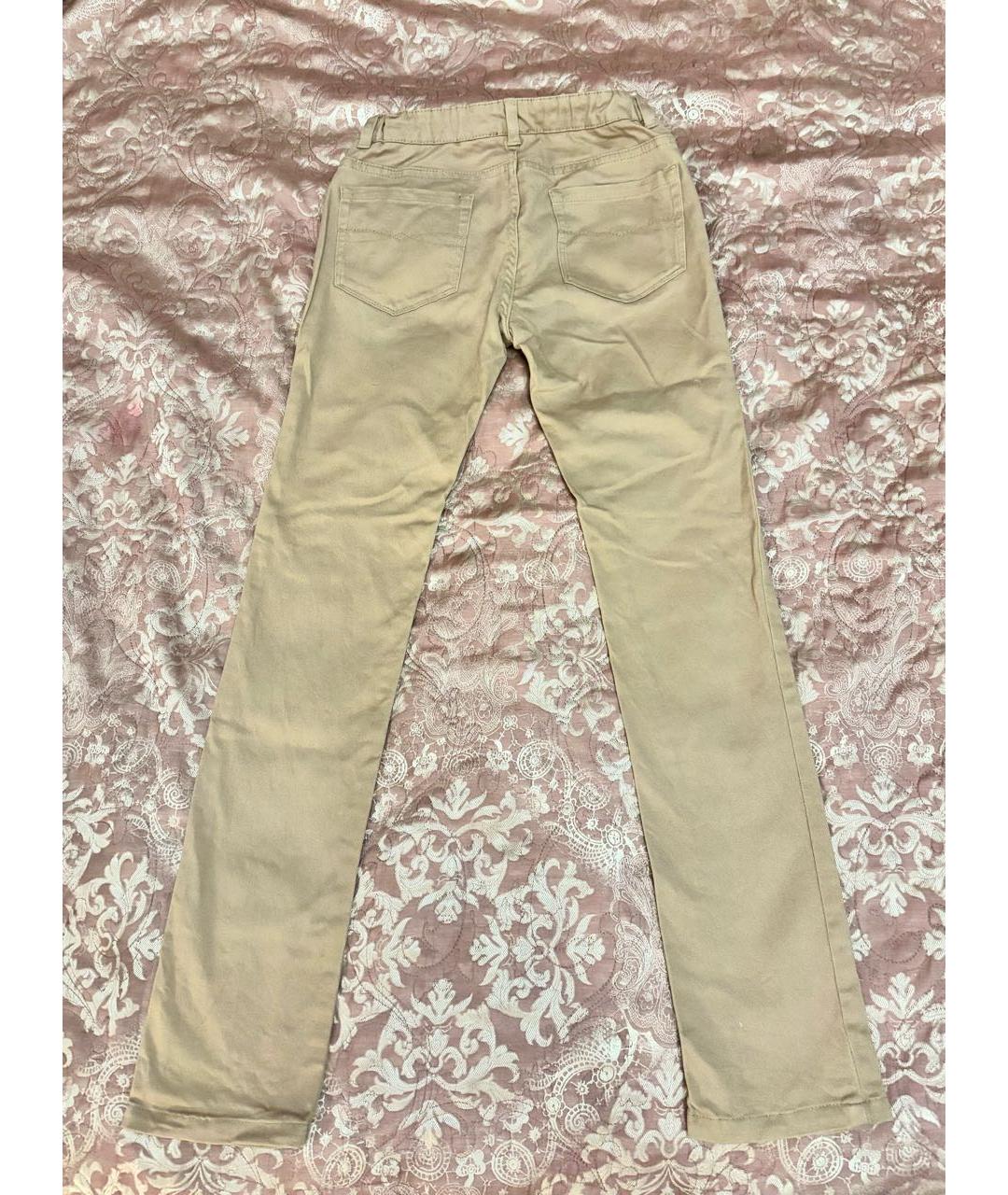 JACADI Бежевые хлопковые детские джинсы, фото 2