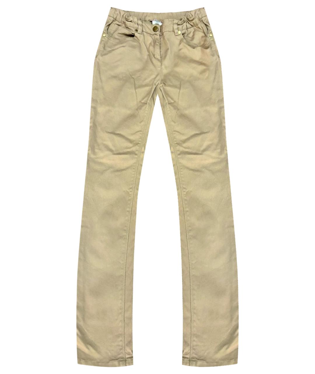 JACADI Бежевые хлопковые детские джинсы, фото 1