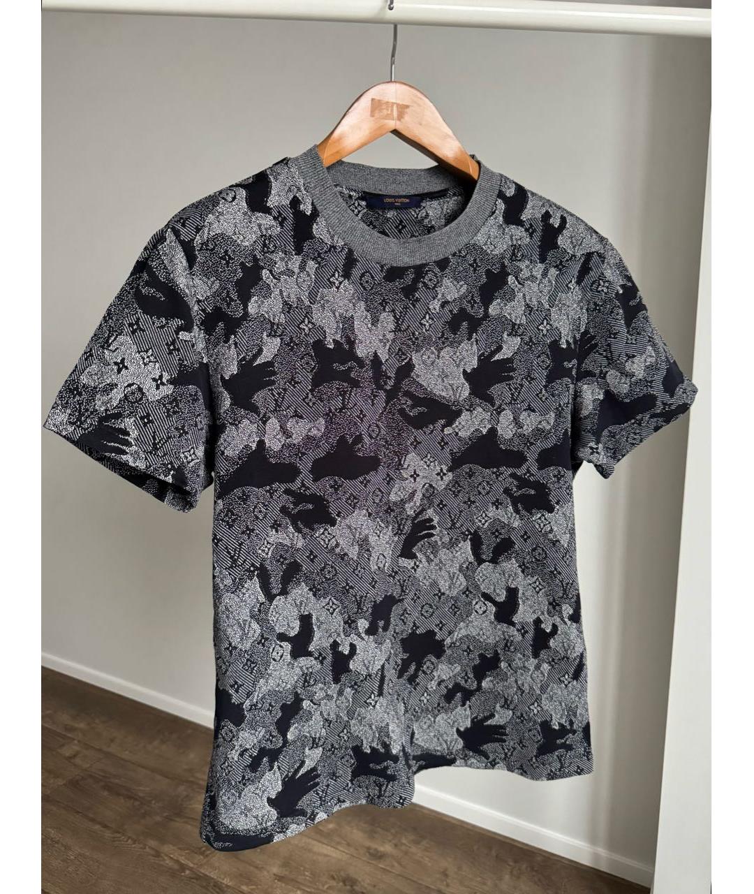 LOUIS VUITTON Серая футболка, фото 7