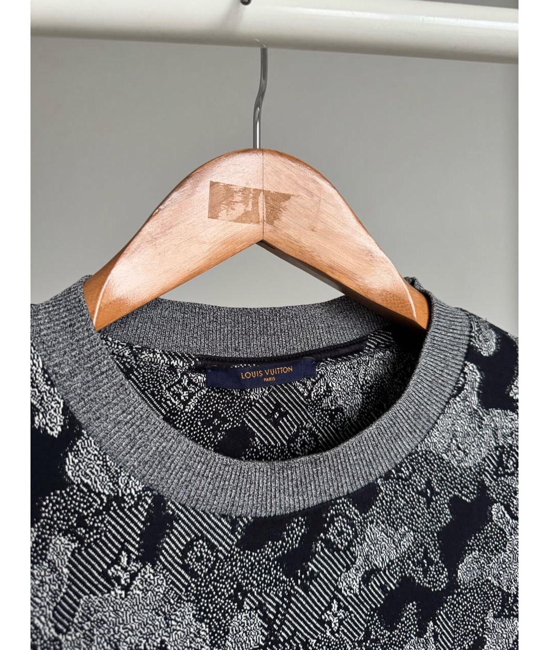 LOUIS VUITTON Серая футболка, фото 4