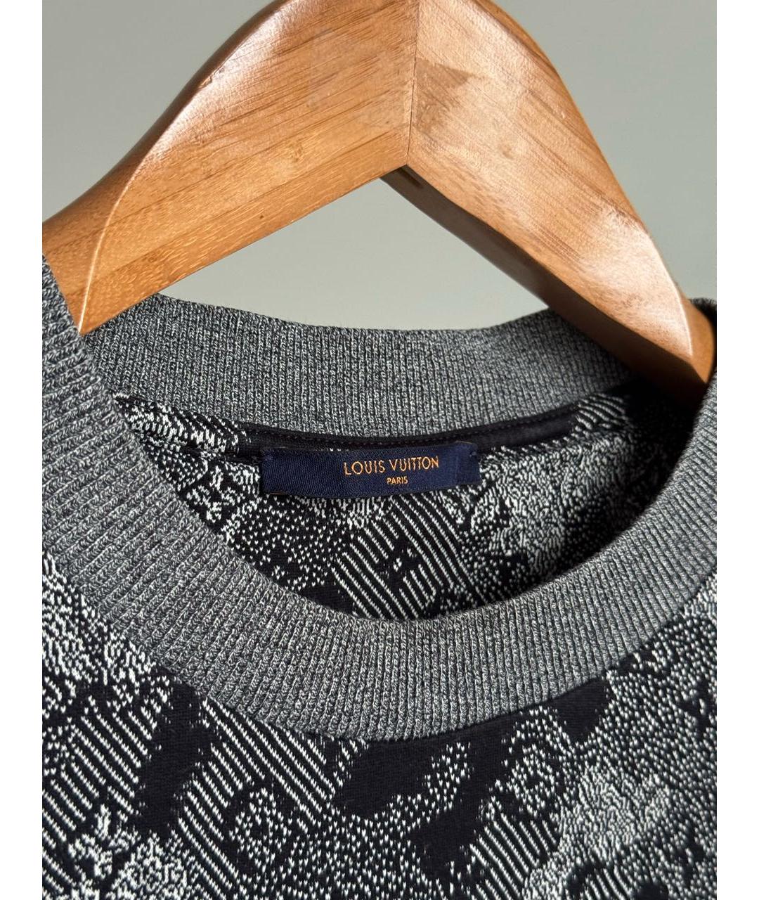 LOUIS VUITTON Серая футболка, фото 6