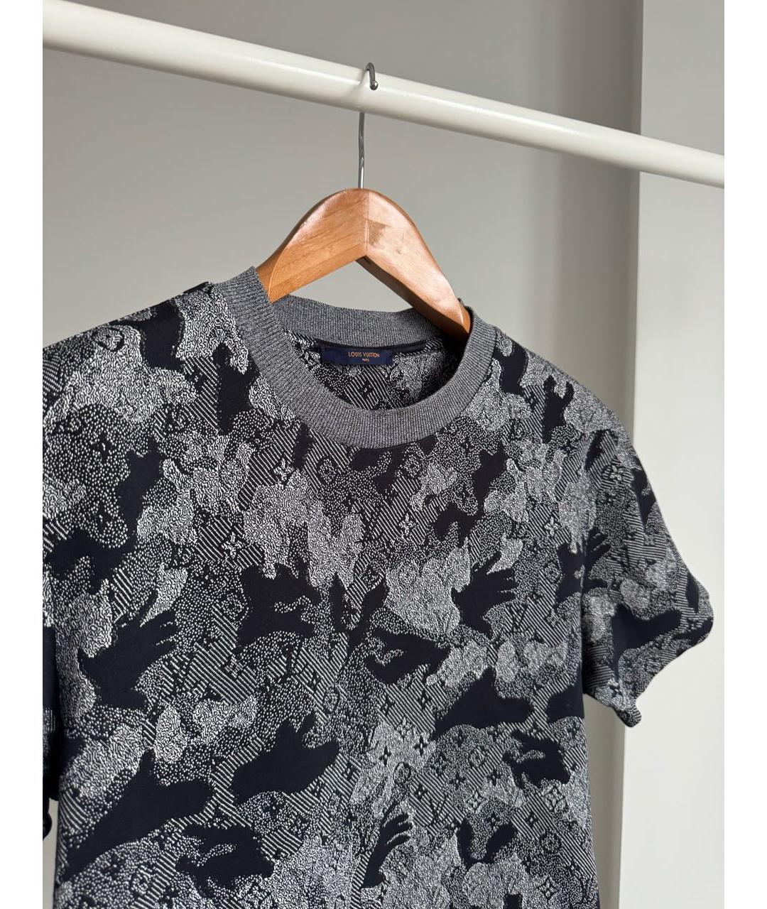 LOUIS VUITTON Серая футболка, фото 3