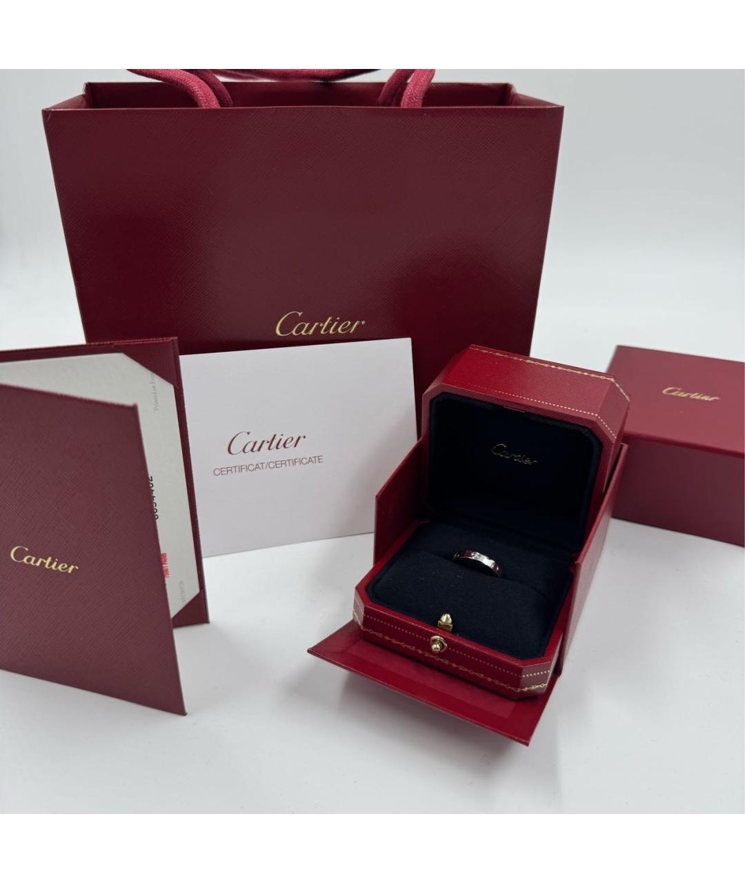 CARTIER Серебряное кольцо из белого золота, фото 2